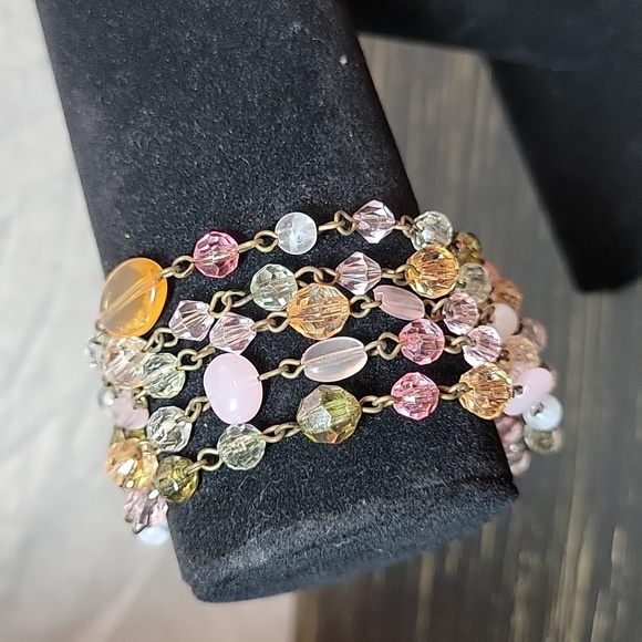 Multi-Strand Bracelet with Bead Accents - Picture 5 of 6